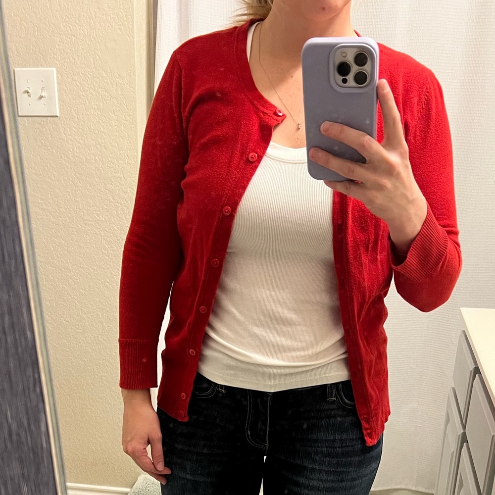 Red Cardigan